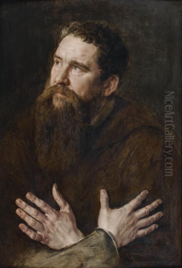 Etude D'homme Barbu Oil Painting by Adriaen Thomasz. Key