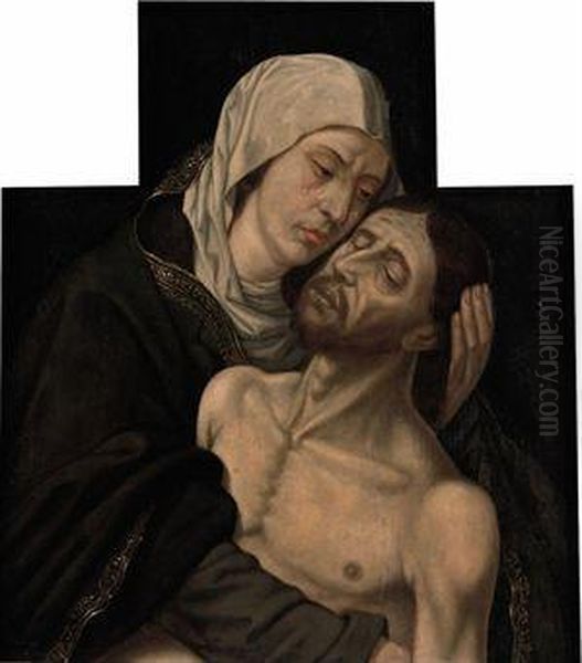 The Pieta Oil Painting by Willem Adriaensz Key