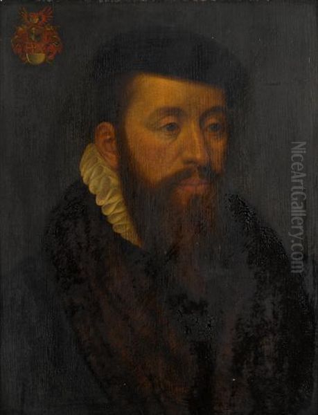 Portrait Of A Gentleman Oil Painting by Willem Adriaensz Key