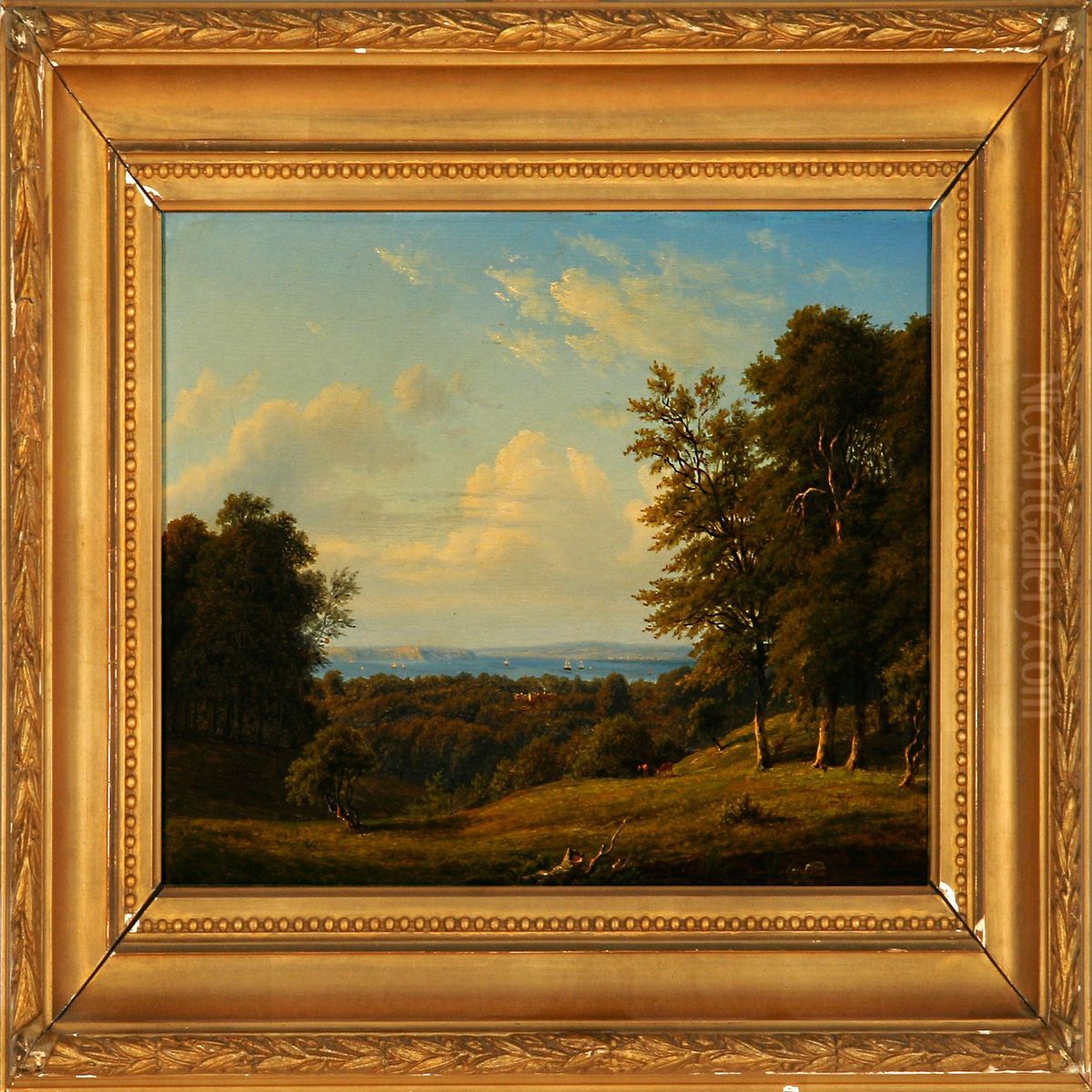 I Jaegersborg Dyrehave Oil Painting by Frederik Kiaerskou