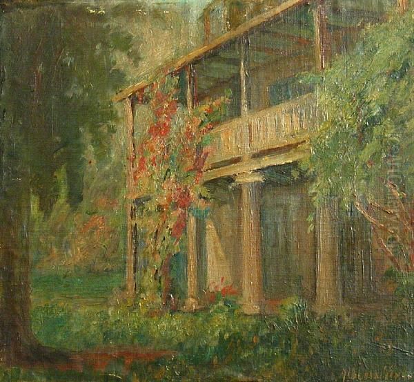 Flowers Blooming Oil Painting by Alberta Kinsey