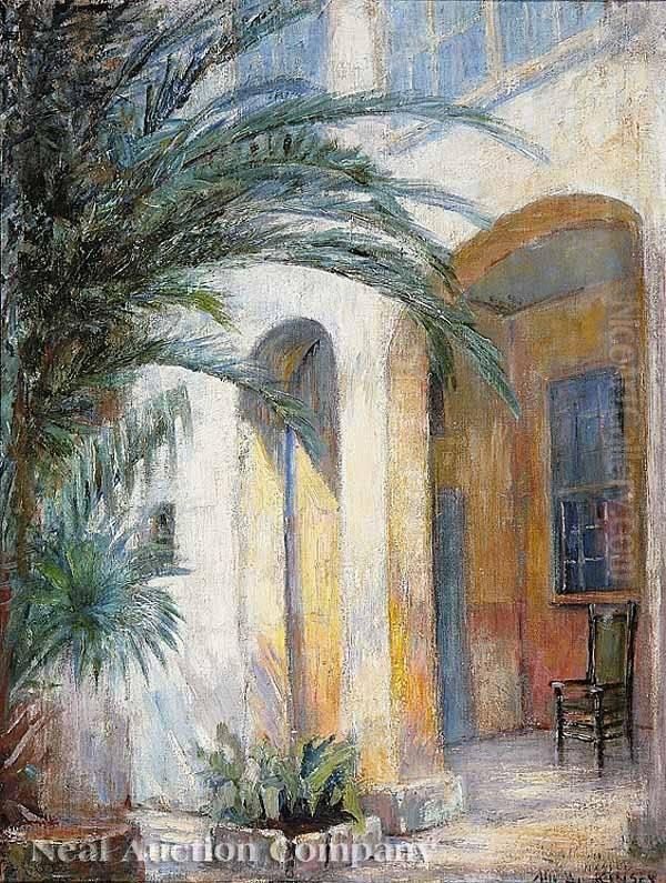 The Crawford House, 612 Royal Street Oil Painting by Alberta Kinsey