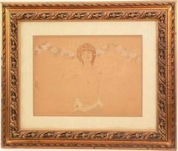 Untitled Oil Painting by Raphael Kirchner