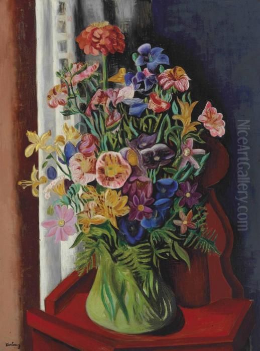 Fleurs Oil Painting by Jean Kisling