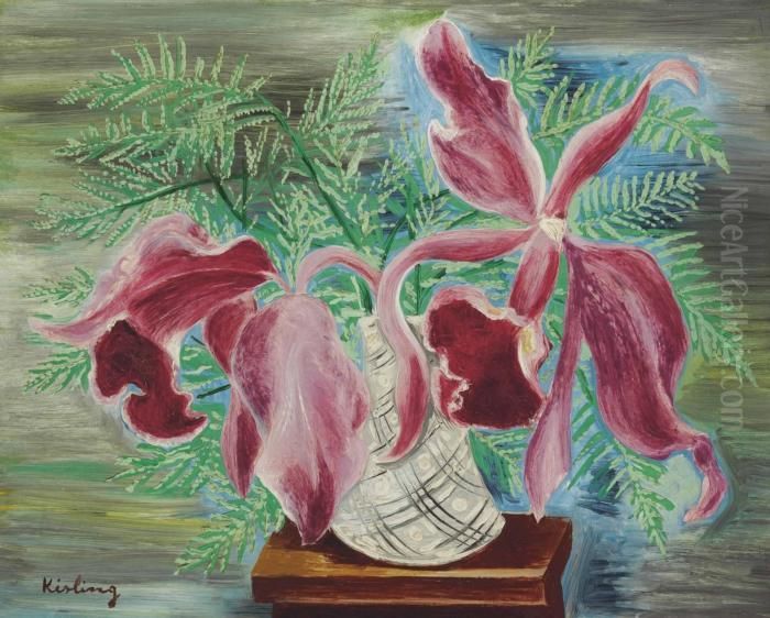 Fleurs Oil Painting by Jean Kisling