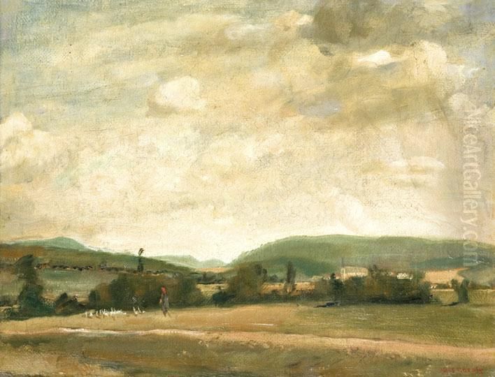 Felhos Taj Oil Painting by Karoly Kiss