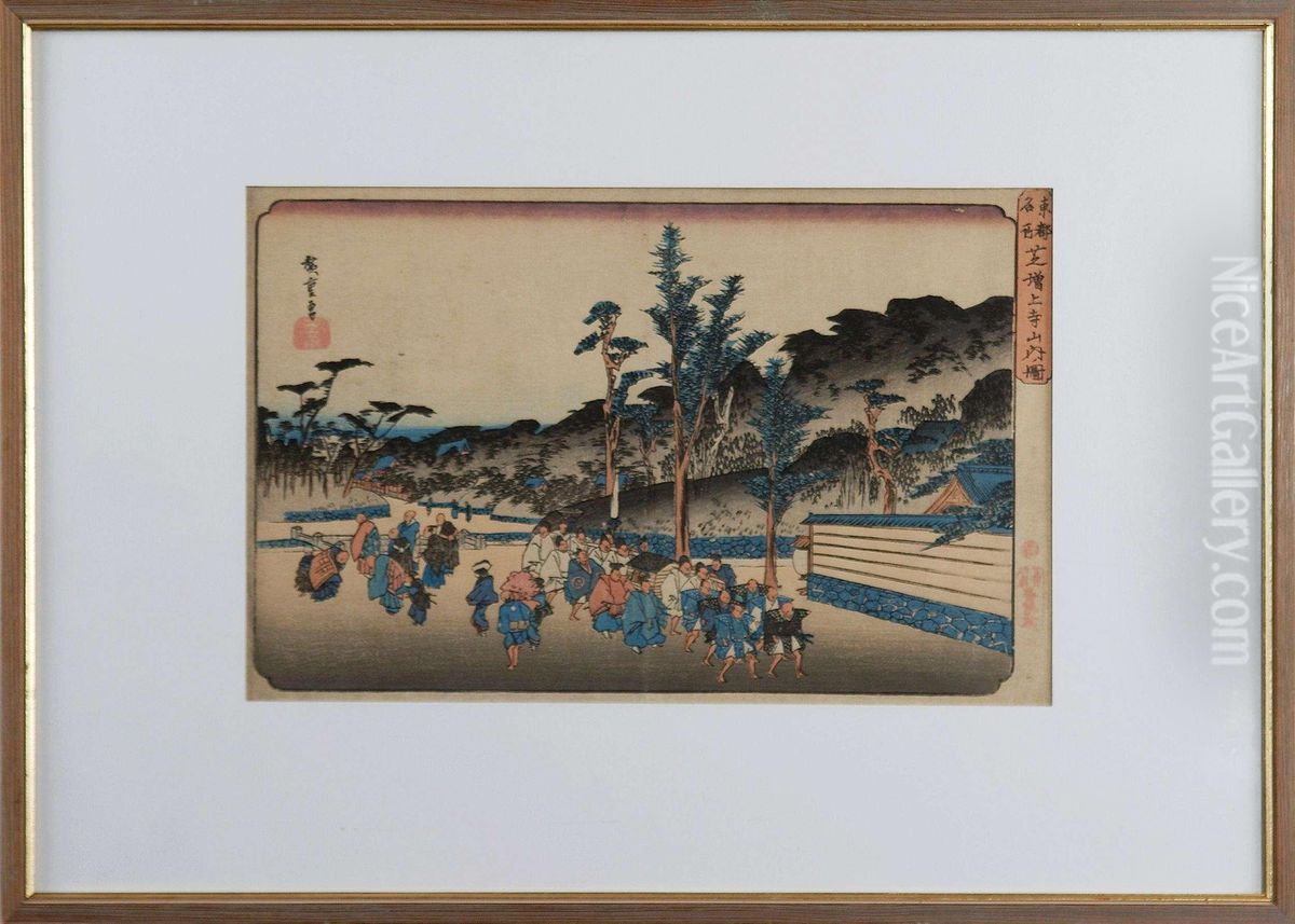 Konstnaren Lennartforsbergs Samling Oil Painting by Kitagawa Utamaro