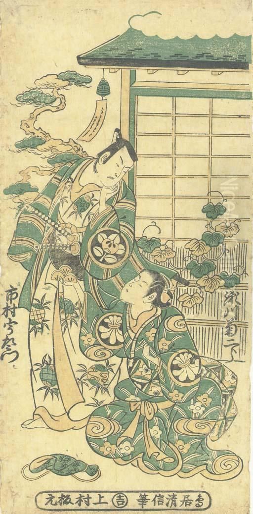 Kiyomasu Ii Oil Painting by Torii Kiyonobu