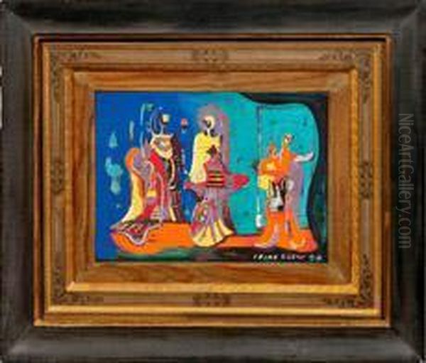 Figurlichekomposition Oil Painting by Cesar Klein