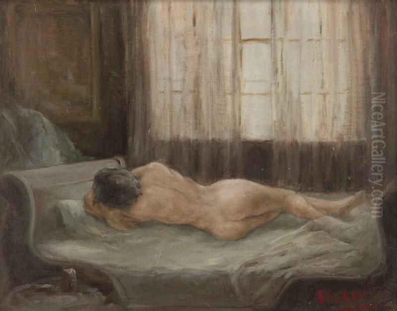 Nude Oil Painting by Frank Klepper