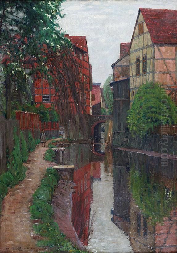 Stargard In Pommern Oil Painting by Hans Klohss