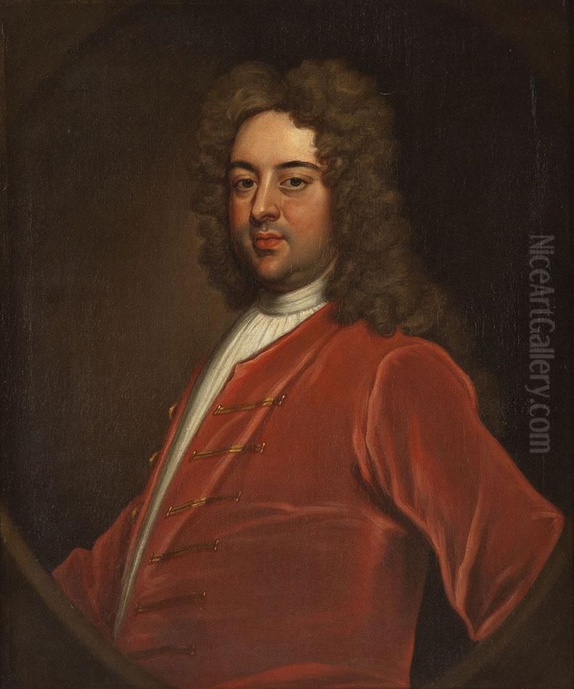 Herrenbildnis Oil Painting by Sir Godfrey Kneller
