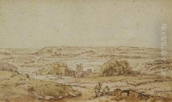 Crewekerne Oil Painting by John Baverstock Knight