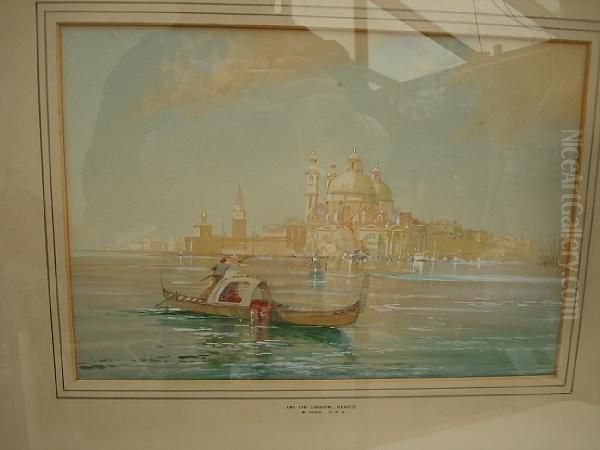 On The Lagoon Oil Painting by William Knox