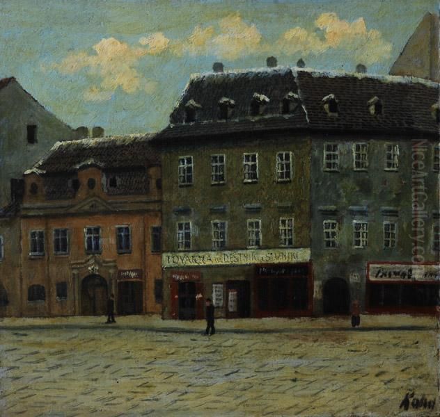 Dlouha Trida Oil Painting by Adolf Kohn