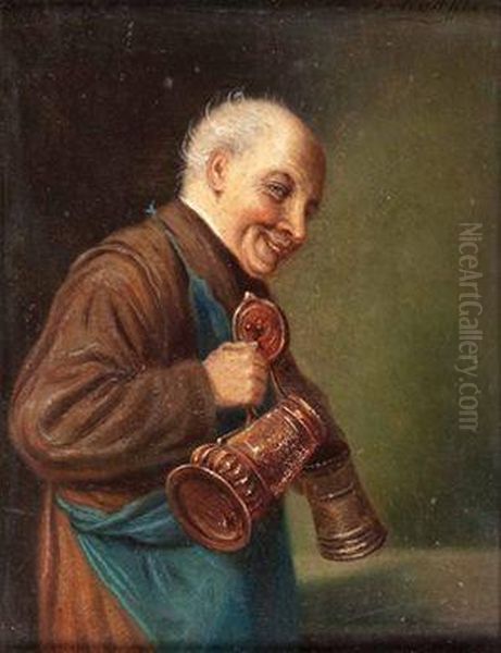 Bruderkellermeister Oil Painting by Ludwig Kohrl