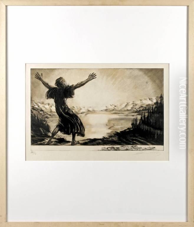 Dramatische Darstellung Oil Painting by Alois Kolb