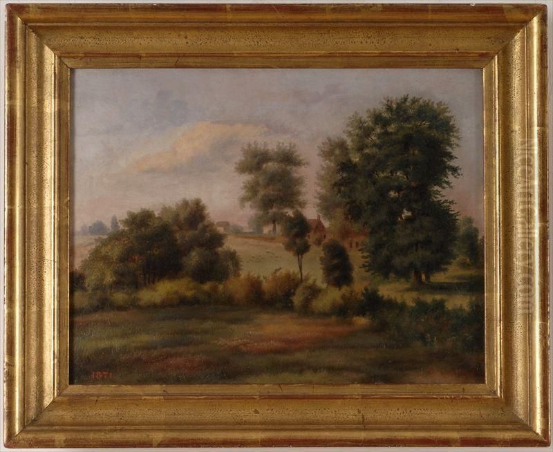 East Park Near South Resevoir, Philadelphia Oil Painting by Kollner, Augustus
