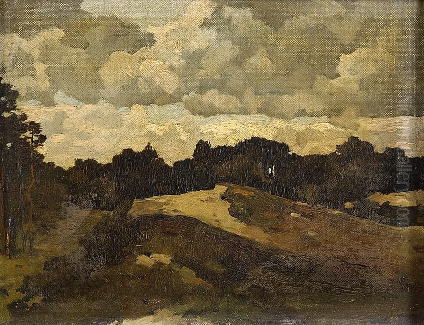 Dunenlandschaft. Oil Painting by Edzard Willem Koning