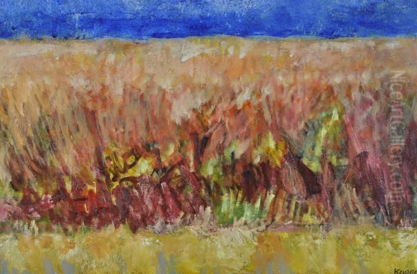 Abstract Landscape Oil Painting by Harold Kopel