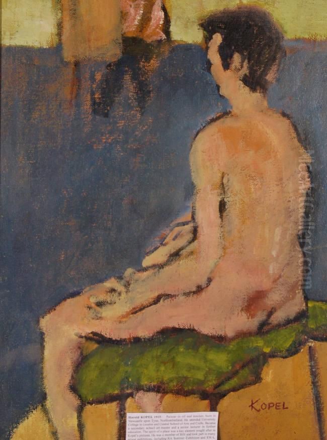 Female Nude Studies Oil Painting by Harold Kopel