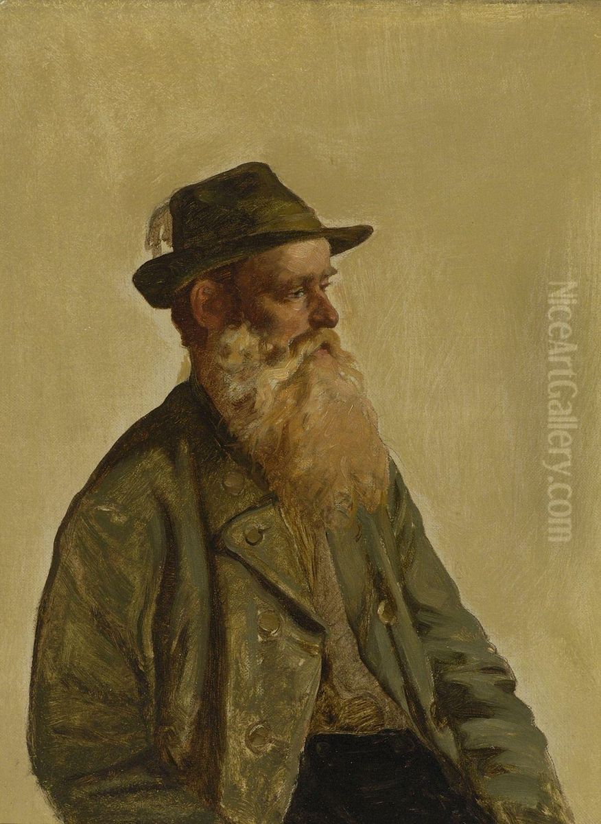 Bauern Oil Painting by G.Hugo Kotschenreiter