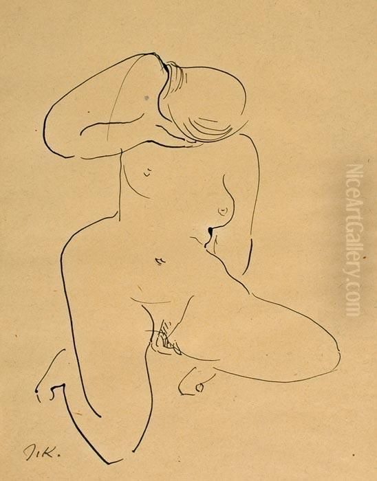 Nude Oil Painting by Jaroslav Kral