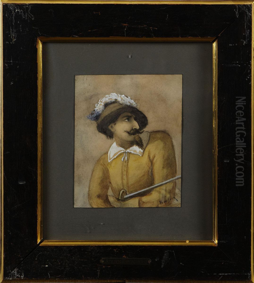 Musketor Oil Painting by Julius Johann Ferdinand Kronberg