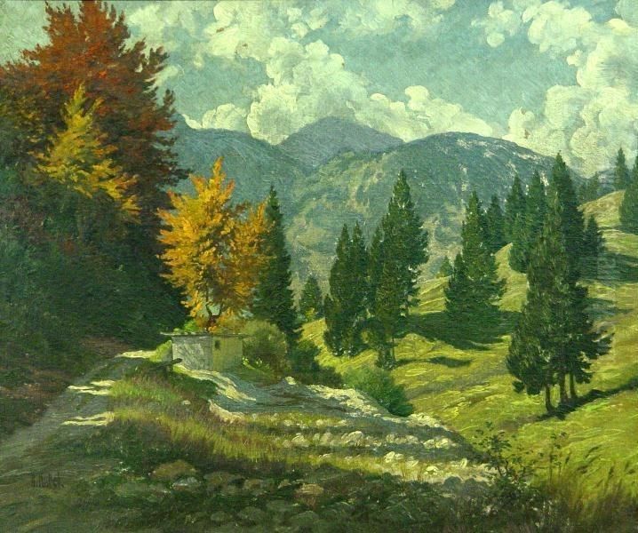 Ohne Titel Oil Painting by Otto Kubel