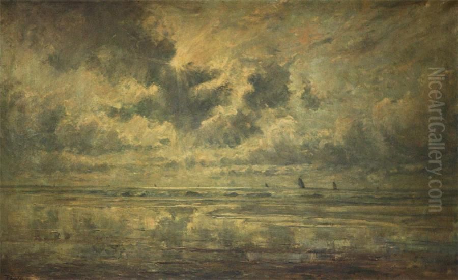 Les Rayons Oil Painting by Paul Kuhstoss