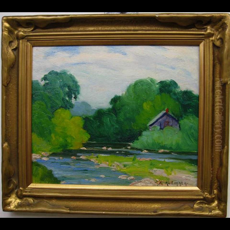 Spring Time Oil Painting by George Arthur Kulmala