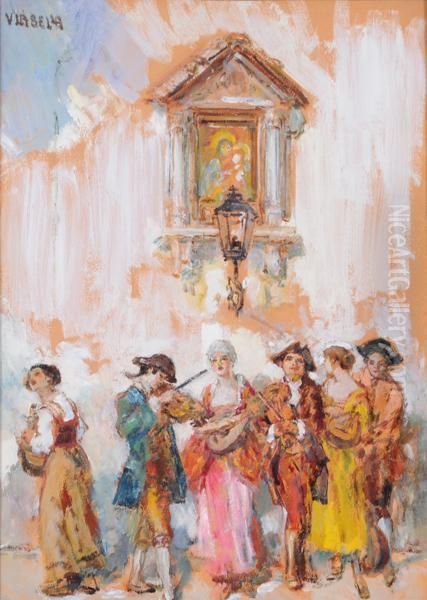 Il Concertino Oil Painting by Vincenzo La Bella