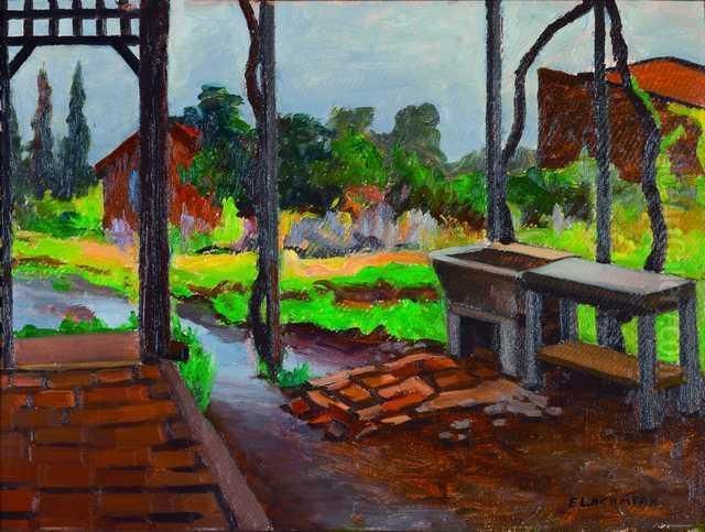 Paisaje Oil Painting by Fortunato Lacamera