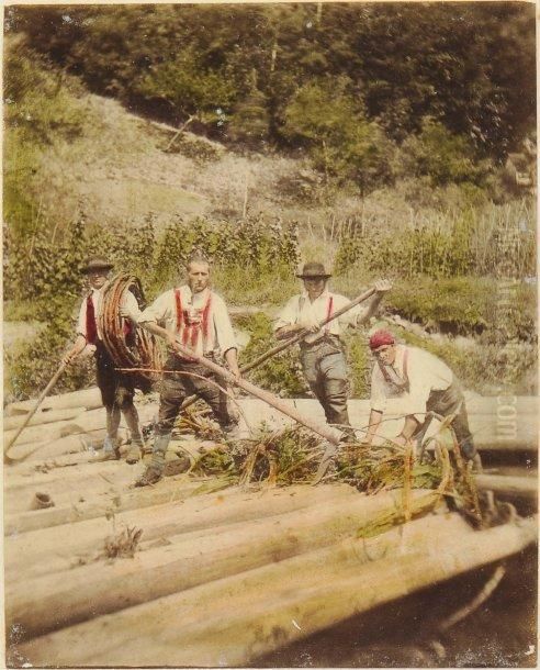 La Foret Noire Oil Painting by Charles Lallemand