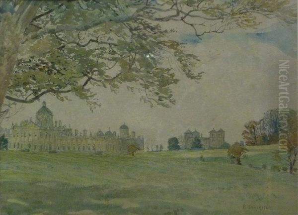 Castle Howard Oil Painting by Percy Lancaster