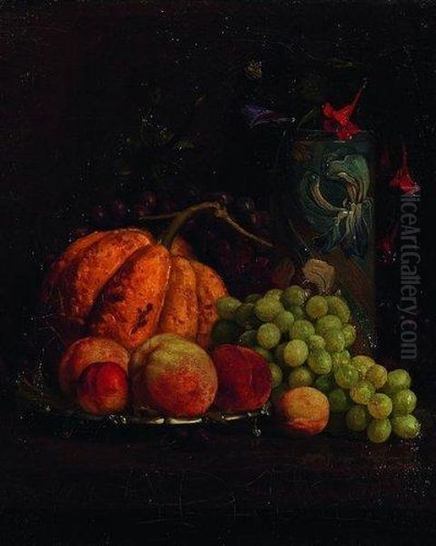 Nature Morte A LaCourge Oil Painting by George Lance