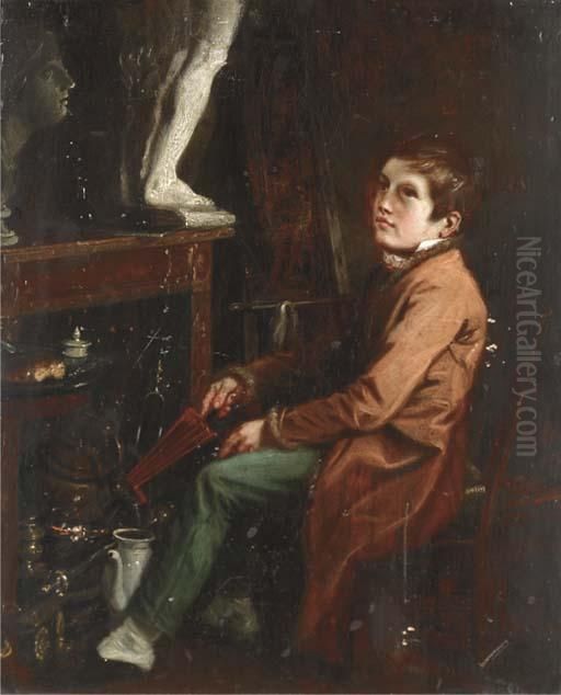 The Artist's Assistant Oil Painting by Theodore Lane