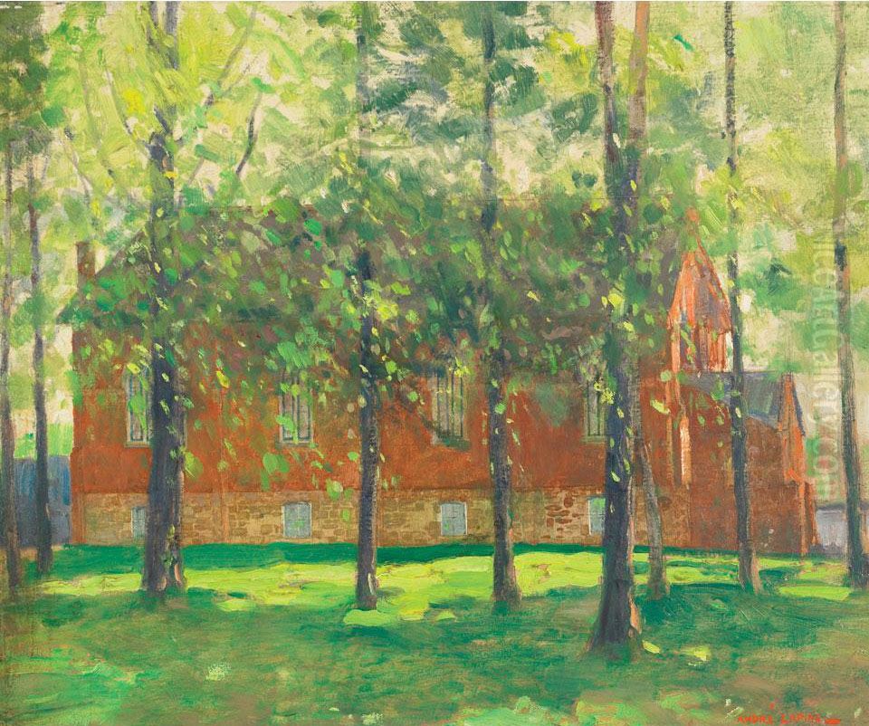 Sunshine And Shadow Oil Painting by Andreas Christian G. Lapine