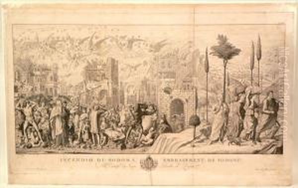 Incendio Di Sodoma Oil Painting by Lasinio, Carlo