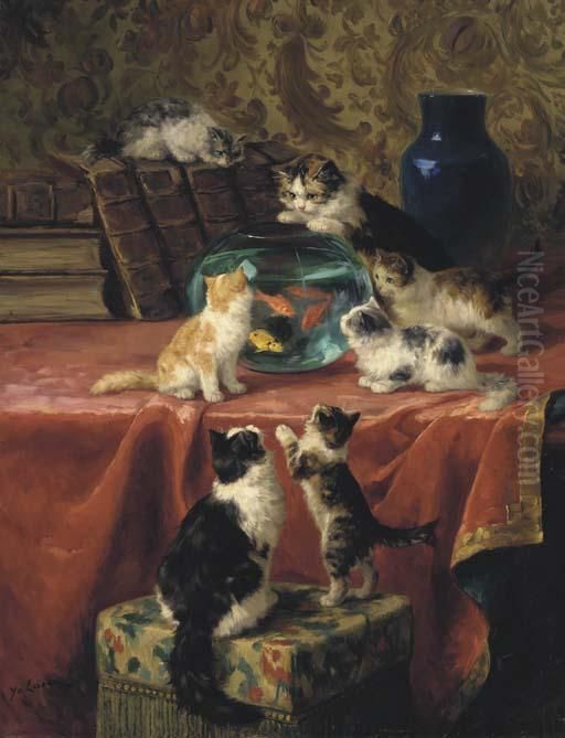 The Goldfish Bowl Oil Painting by Yvonne Marie, Yo Laur