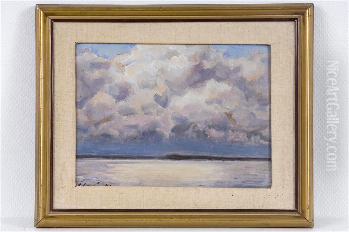 Pilvia - Moln. Oil Painting by Per Ake Lauren