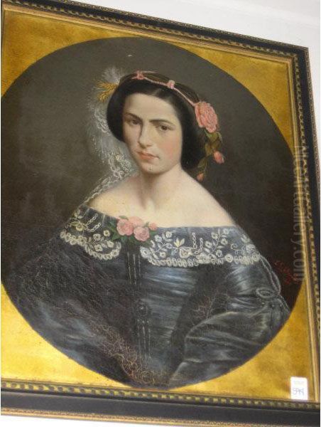 Edmondlechevallier-chevignard Oil Painting by Edmond Lechevallier-Chevignard