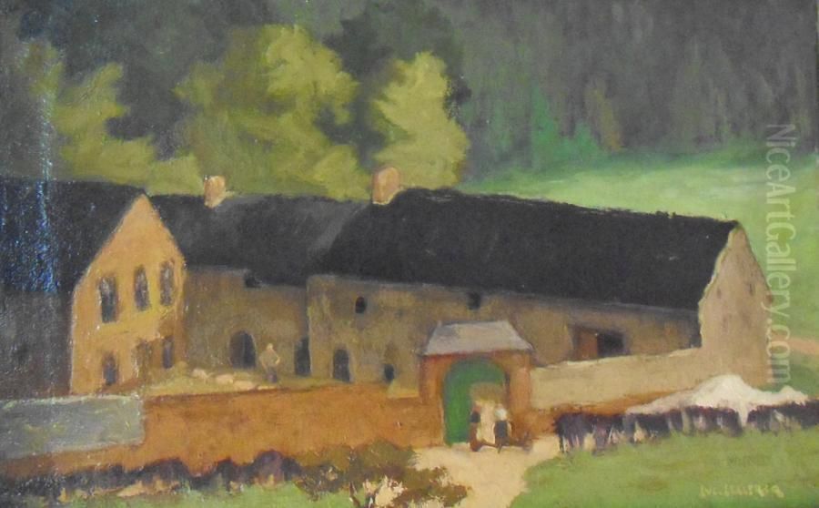 Ferme A L'honeux Oil Painting by Jean-Baptiste Lucien