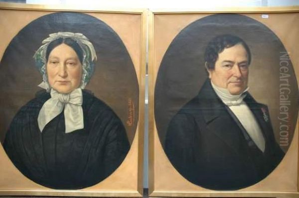 Portrait Oil Painting by Jean-Baptiste Lucien