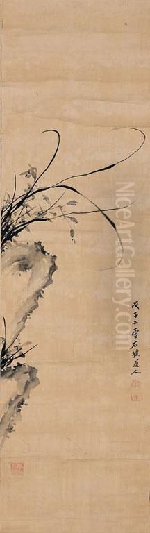 Orchid Oil Painting by Ha Eung Lee