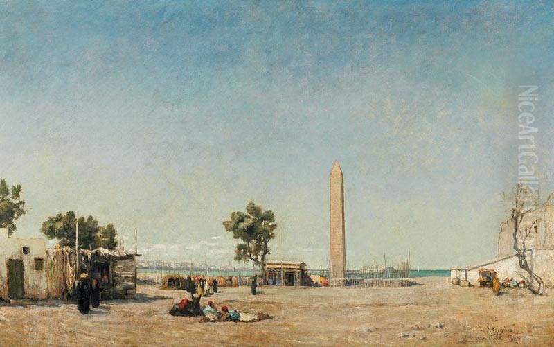 Alexandrie Oil Painting by Leon Adolphe Legendre