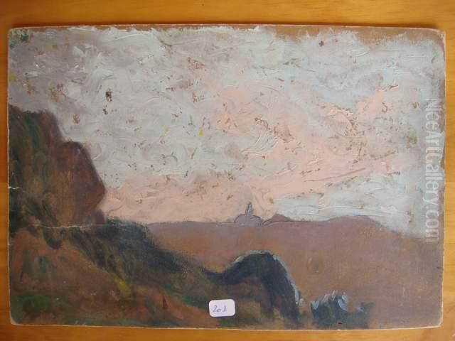 Paysage Oil Painting by Charles, L'Aine Lemire