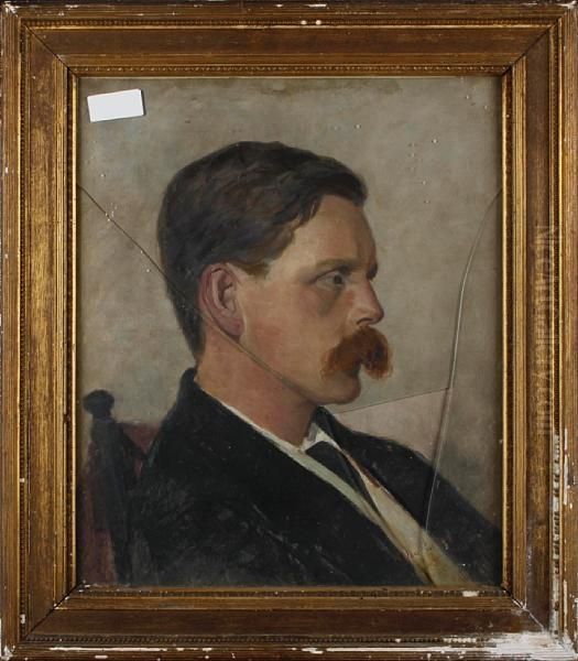 Portrait Of A Gentleman Oil Painting by Arthur Lemon