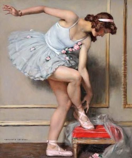 Ballerine. Oil Painting by Auguste Leroux