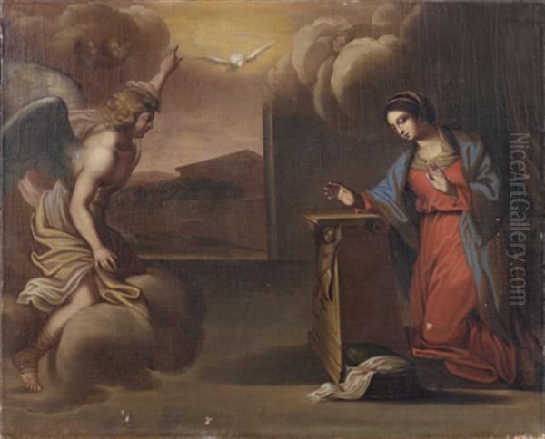 L'annonciation Oil Painting by Renaud Levieux